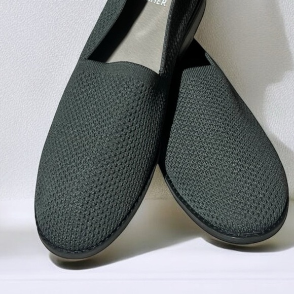 🌻NEW Eileen Fisher Gray Demi Recycled Stretch Knit Loafer Size 7 - Picture 2 of 12